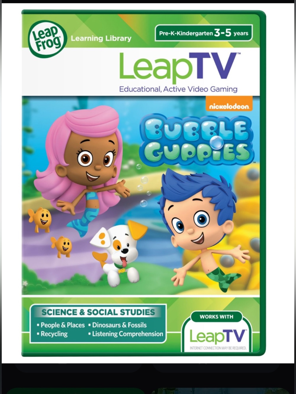 LeapFrog LeapTV Bubble Guppies Video Game